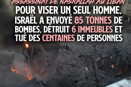 Au Liban, un champ de ruines pour abattre Hassan Nasrallah