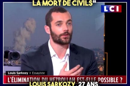 Louis Sarkozy propageant des fake news d
