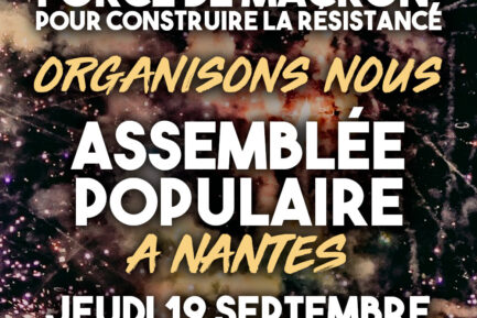 Assemblée Populaire jeudi 19 septembre à Nantes