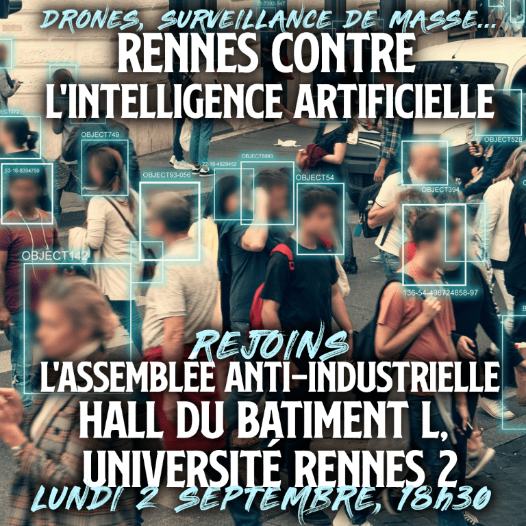 Des personnes marchant dans la rue sont analysées par une intelligence artificielle
