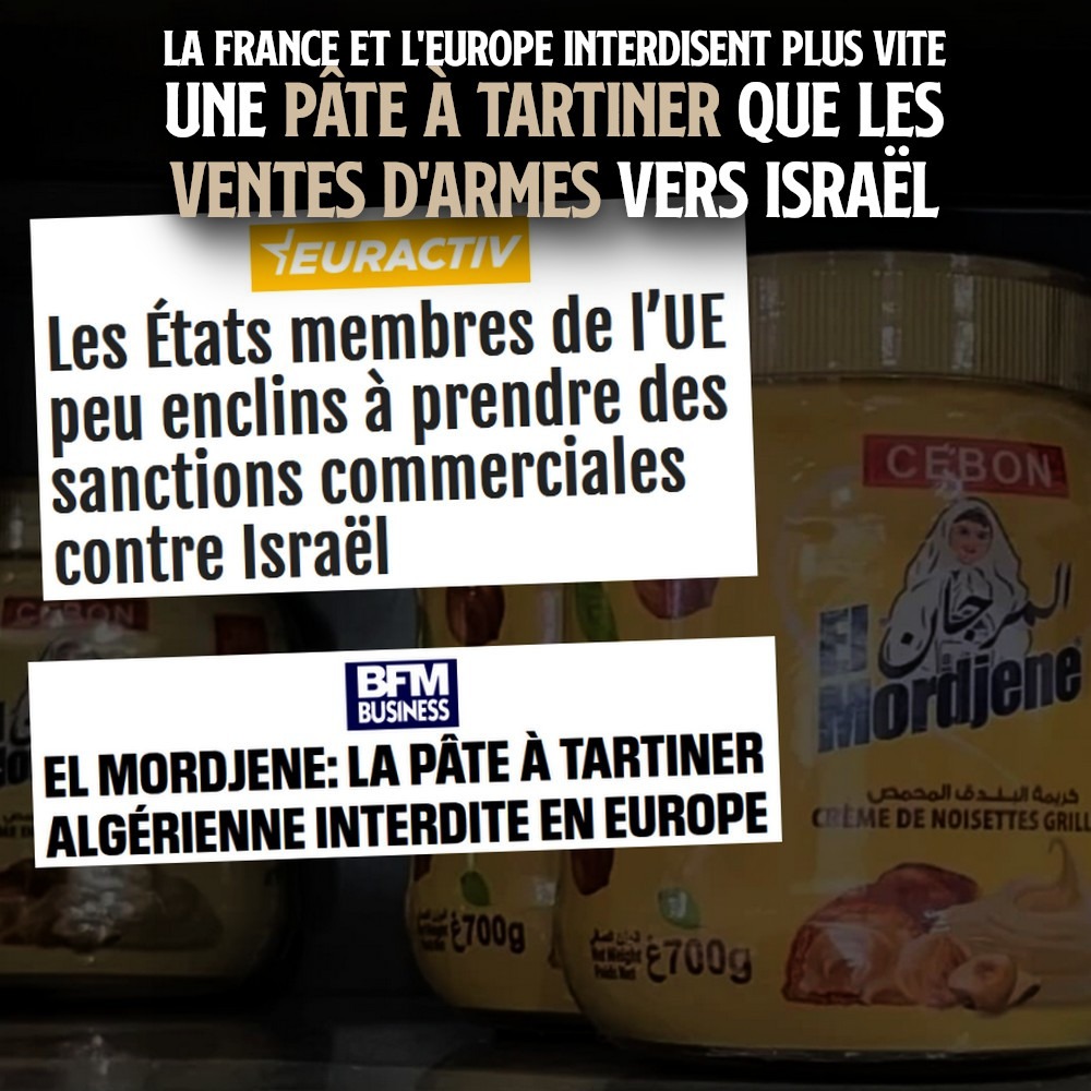 UNE PÂTE À TARTINER PLUS DANGEREUSE QUE DES BOMBES ISRAÉLIENNES ?