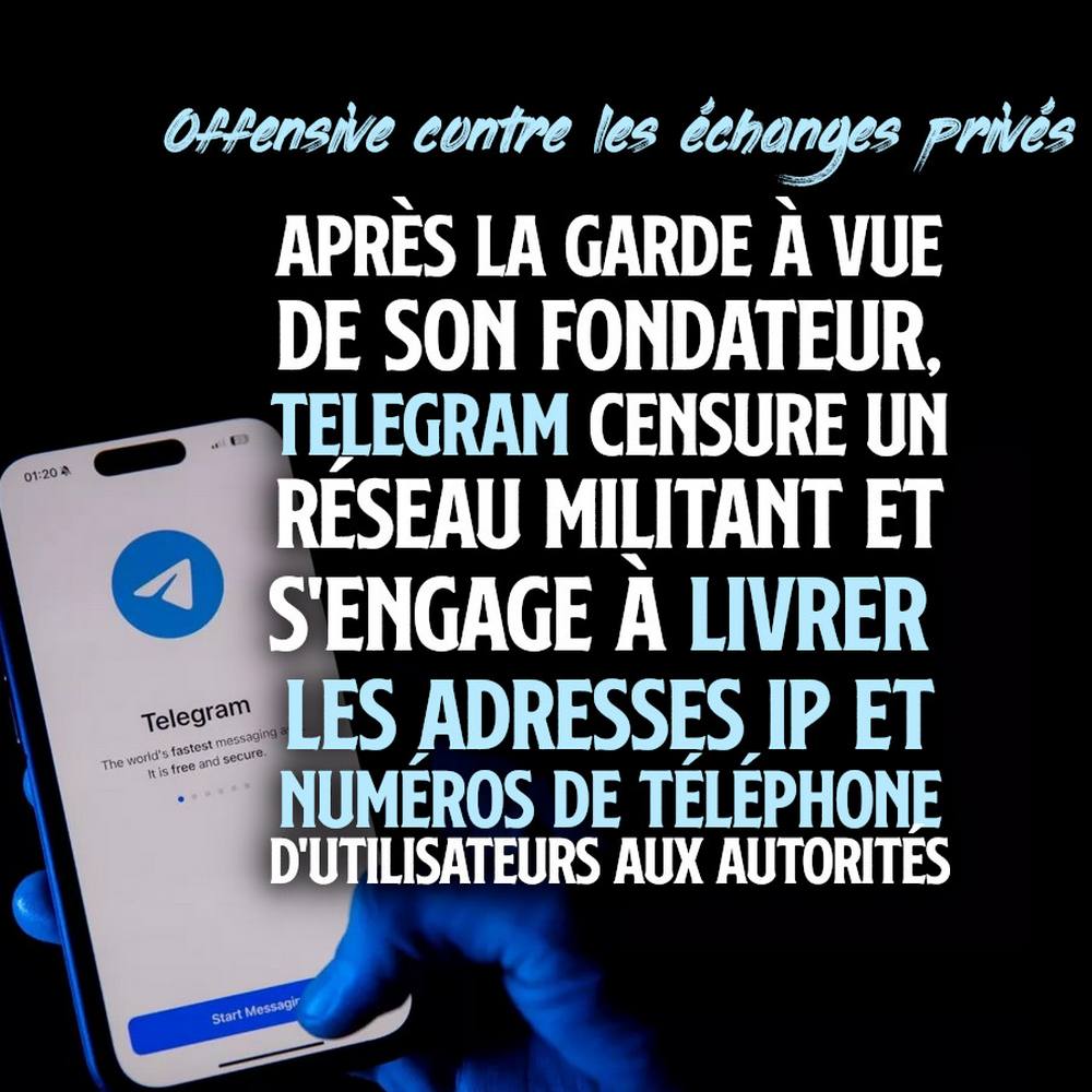 LA GARDE À VUE DE PAVEL DUROV FAIT SOMBRER TELEGRAM.