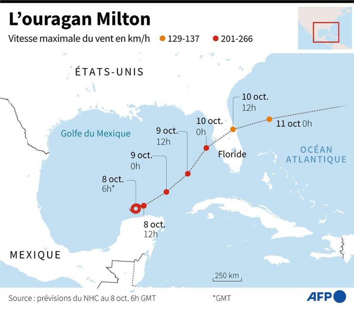 "Si vous choisissez de rester, vous allez mourir": la Floride face à l'ouragan Milton