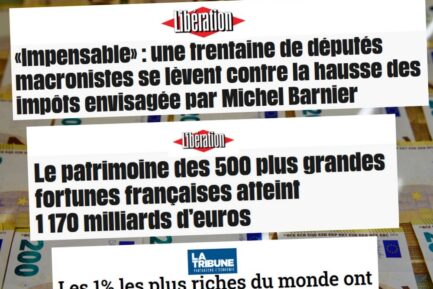 LA RÉPUBLIQUE PRIVATISÉE, 40 MILLIARDS DE COUPES BUDGÉTAIRES, LEVER DE BOUCLIER CONTRE LA TAXATION DES RICHES :