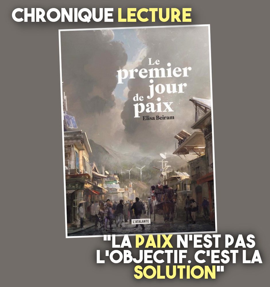 La couverture du livre "Le premier jour de paix", d