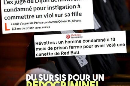 Deux titres de presse évocateurs sur la justice à deux vitesses