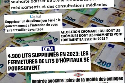 Quelques titres de presse sur la disparition de l