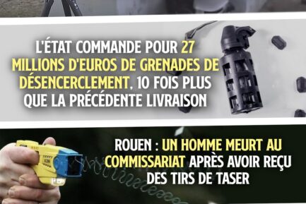 Le matériel toujours plus militarisé des policiers : une milice fasciste qui reste impunie dans l