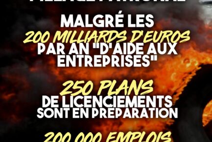 CARNAGE SOCIAL ET PILLAGE PATRONAL.