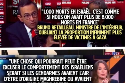 Bruno Retailleau et Samantha de Bendern balancent leurs horreurs suprémacistes à la télé sans aucun problème.