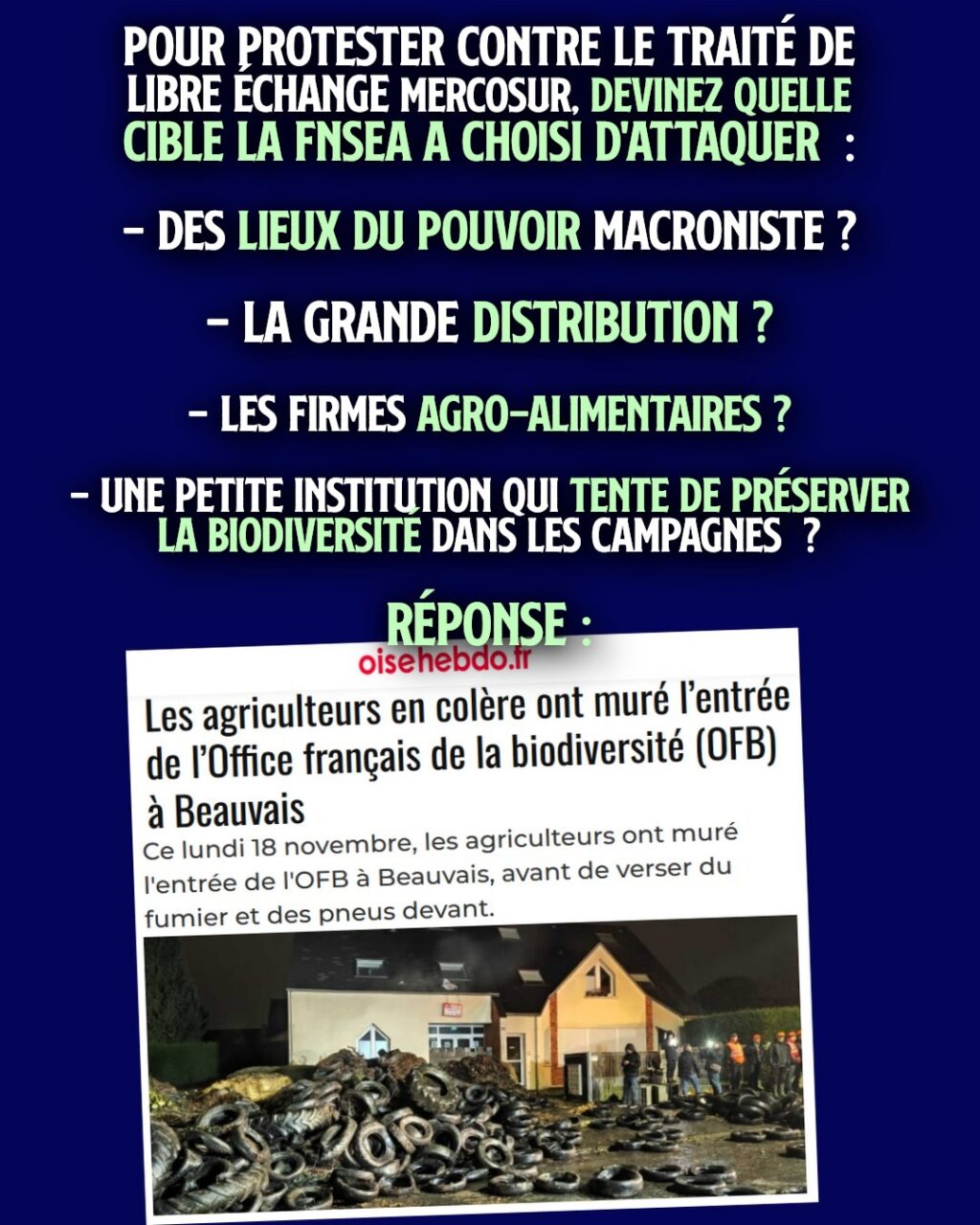 En janvier dernier, un grand mouvement agricole avait secoué la France. La colère avait été instrumentalisée.