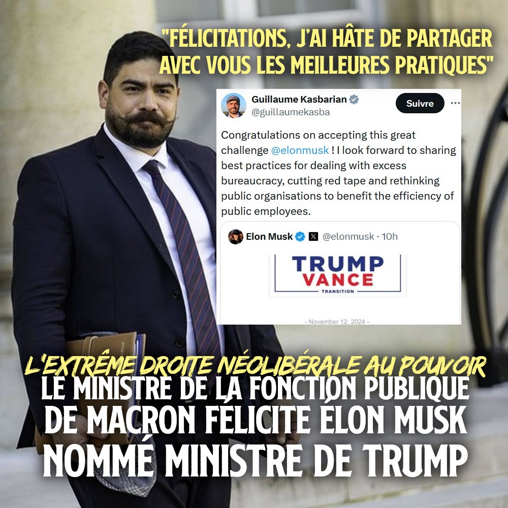 LE MINISTRE MACRONISTE DE LA FONCTION PUBLIQUE VEUT APPLIQUER LES "BONNES PRATIQUES" D