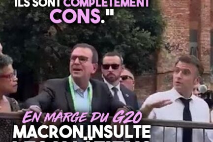 Macron à Rio lance à un passant qui l