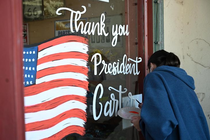 Dans la petite ville natale de Jimmy Carter, les habitants pleurent l'ancien président