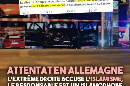 La voiture cabossée de Taleb A., le saoudien d