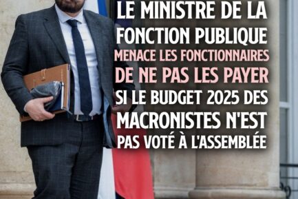 BUDGET 2025 : KASBARIAN MENACE LA PAIE DES FONCTIONNAIRES