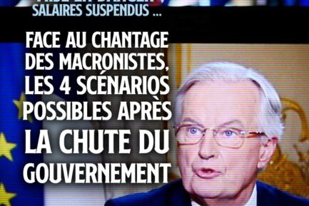 Michel Barnier à la télé, suppliant Le Pen de sauver son gouvernement pour éviter le chaos.