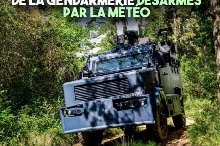 Le Centaure, blindé dernier cri de la gendarmerie, en action en Kanaky.