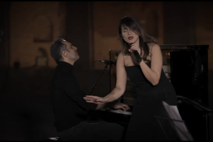 Capture écran du concert de Parastoo Ahmadi tirée d’une vidéo postée en ligne, le 11 décembre 2024.