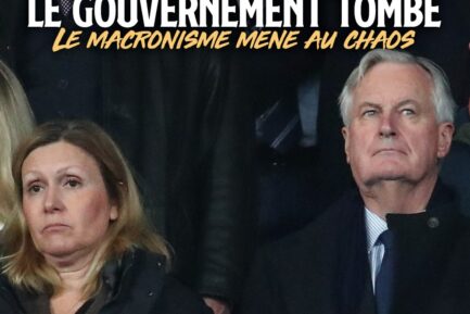 Michel Barnier à côté de Yaël Braun-Pivet : un gouvernement qui tombe.