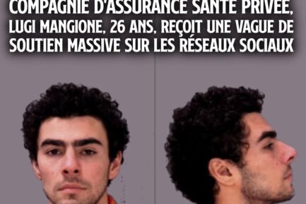 Les photos de face et de profil de Luigi Mangione, en tenue orange pour son incarcération.