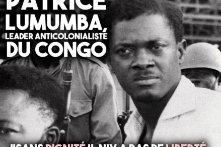Portrait de Patrice Lumumba, leader de l
