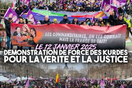 Des milliers de kurdes à Paris pour réclamer la vérité et la justice.
