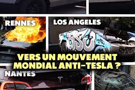 Des voitures Tesla vandalisées un peu partout dans le monde.