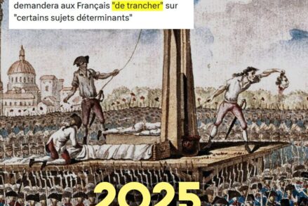 La tête du Roi exhibée en place publique après l