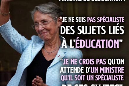 BORNE : LA QUATRIÈME MINISTRE DE L’ÉDUCATION D