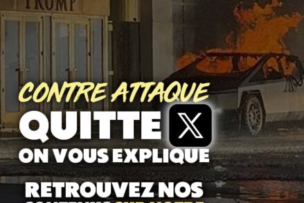 Une Tesla en flammes devant un hôtel de Donald Trump : Contre Attaque va quitter X le 20 janvier prochain
