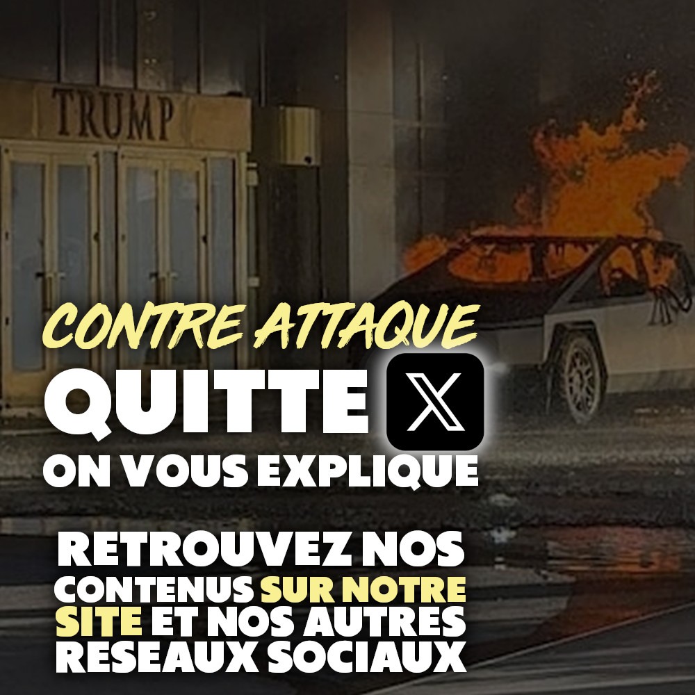 Une Tesla en flammes devant un hôtel de Donald Trump : Contre Attaque va quitter X le 20 janvier prochain
