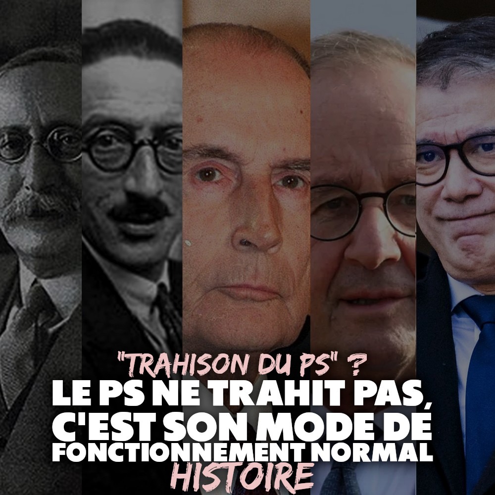 Les portraits des dirigeants successifs du Parti Socialiste : que des traîtres.