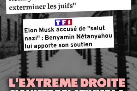 Devant la photo en noir et blanc d