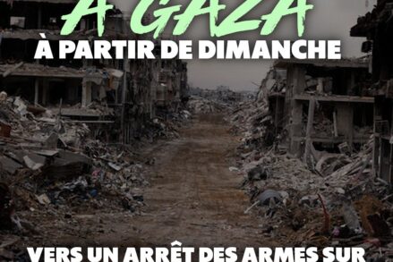 Les ruines de Gaza : tout est détruit au moment de la signature d