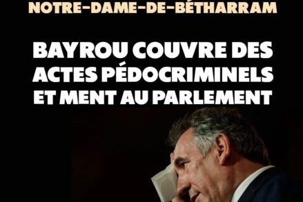 Bayrou en sueur s