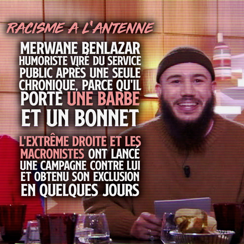 Merwane Benlazar apparaît à l
