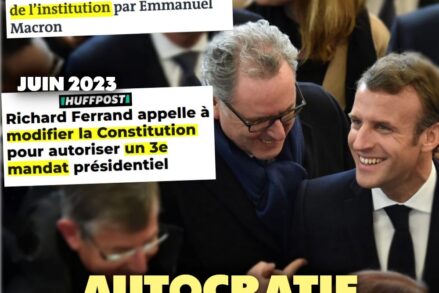 Emmanuel Macron et Richard Ferrand discutent comme de bons copains, car le Conseil Constitutionnel est une affaire de copinage.