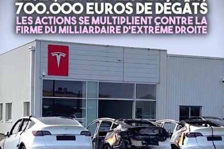 Des voitures Tesla incendiées à Toulouse.