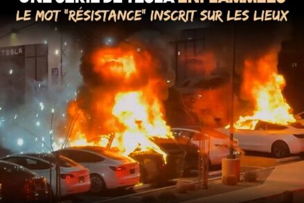 Des Tesla en feu à Las Vegas