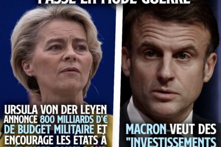 Ursula Von Der Leyen et Macron, deux promoteurs de l