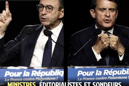 Retailleau et Valls à la conférence d