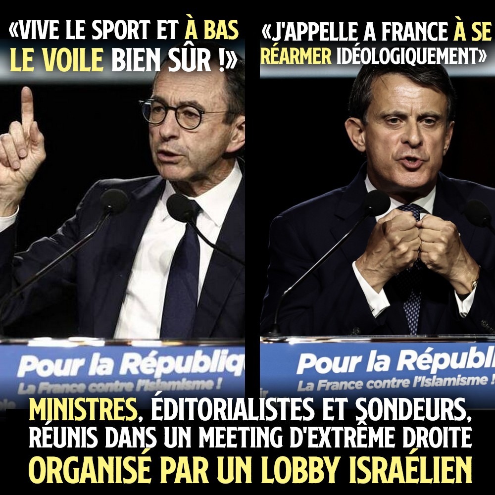 Retailleau et Valls à la conférence d