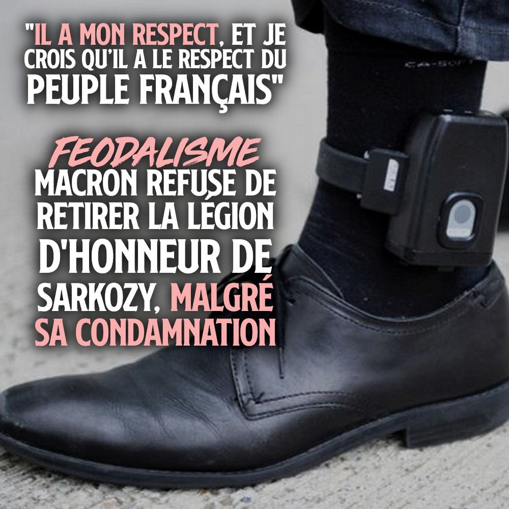 Un bracelet électronique à la cheville de Sarkozy : un élément de décoration qui ne l