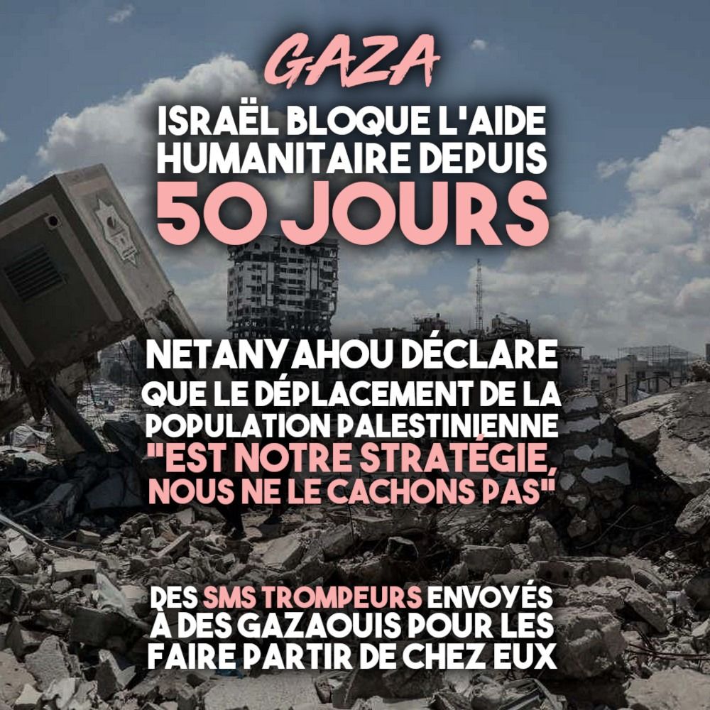 Les ruines de Gaza, un véritable plan de nettoyage ethnique à l