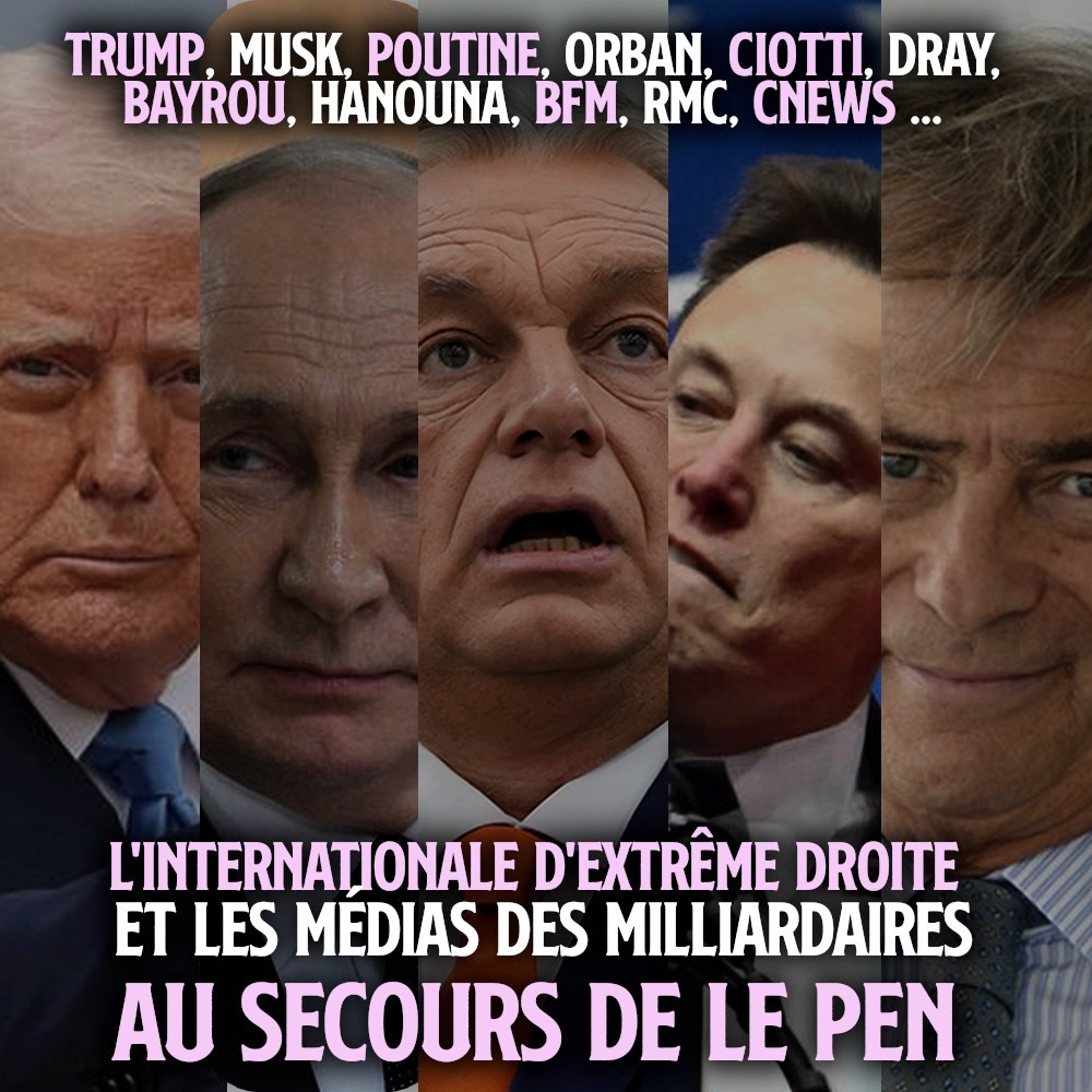 Quelques visages des soutiens de Marine Le Pen : les représentants du fascisme et d