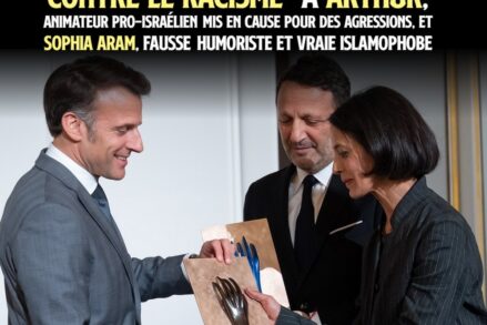 Arthur et Sofia Aram recevant le prix Jean Pierre-Bloch des mains d