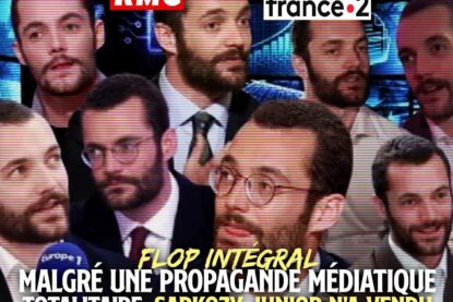Louis Sarkozy présent sur toutes les chaînes et sous tous les angles.