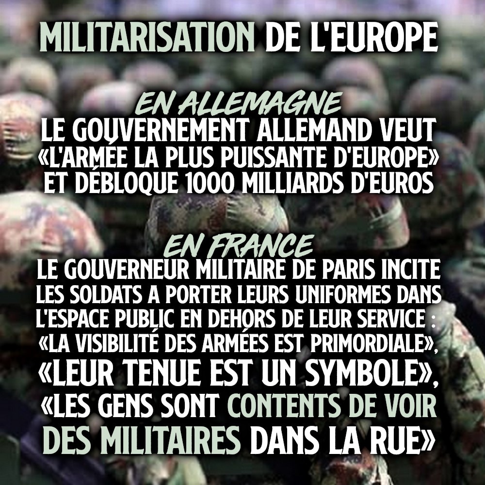 Des soldats se préparent à la guerre partout en Europe.