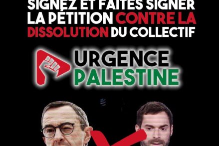 Bruno Retailleau et Julien Odoul voudraient dissoudre Urgence Palestine.